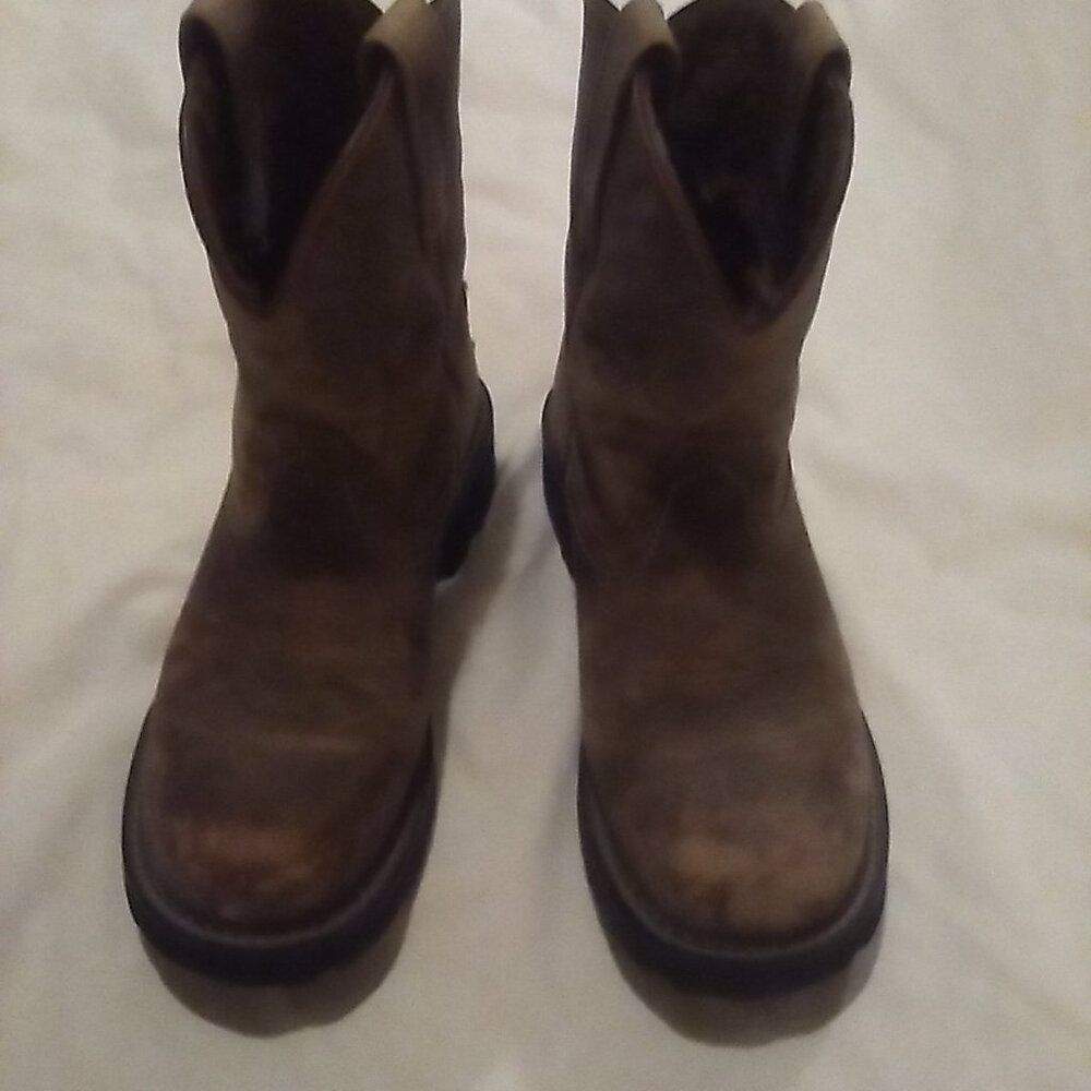 Ariat Brown Combat & Moto Boots - Picture 2 of 3